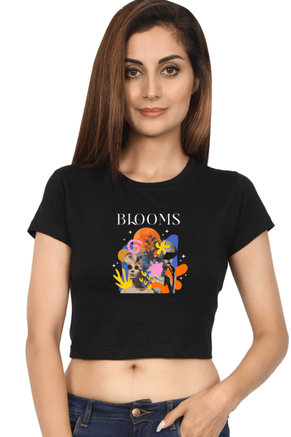 Aura "Bloom with Grace" Crop Top – Fresh, Feminine, and Fearless - Image 9
