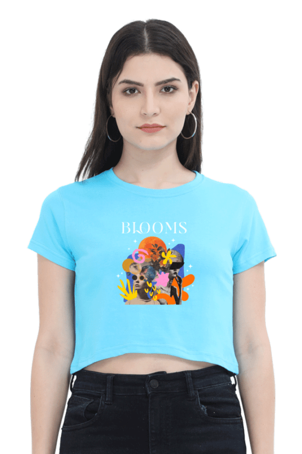 Aura "Bloom with Grace" Crop Top – Fresh, Feminine, and Fearless - Image 6