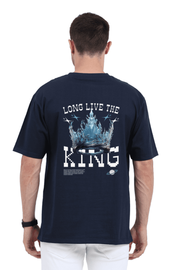 Long Live the King Unisex Oversized Classic T-Shirt – Royalty Meets Streetwear - Image 14