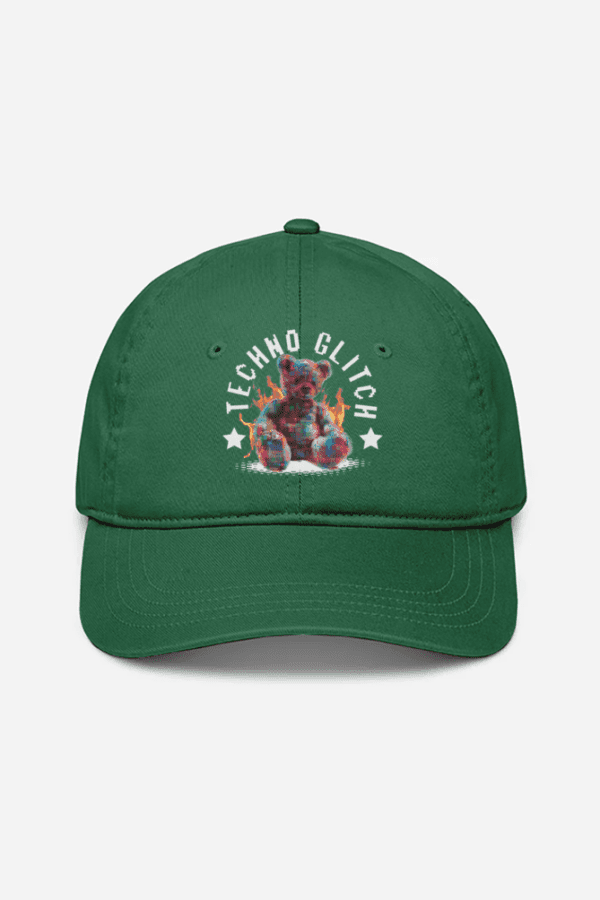 Glitch Reality – Techno Teddy Printed Cap