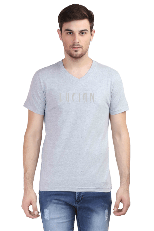 LUCIAN Print - V-Neck T-Shirt | Premium Cotton | Stylish & Comfortable - Image 3