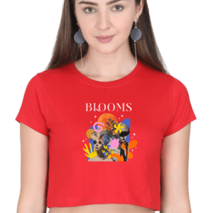 Aura "Bloom with Grace" Crop Top – Fresh, Feminine, and Fearless