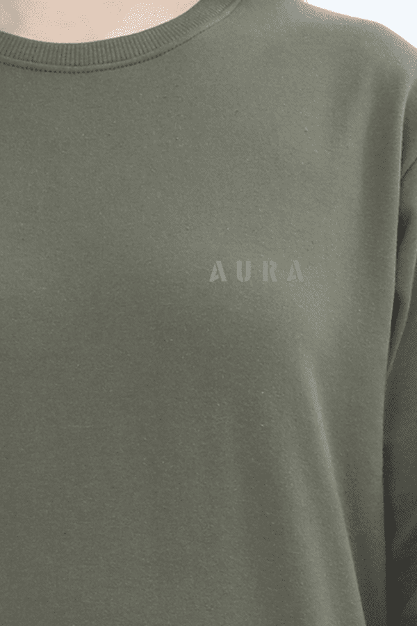 AURA Embroidered Sweatshirt – Where Comfort Meets Class - Image 13