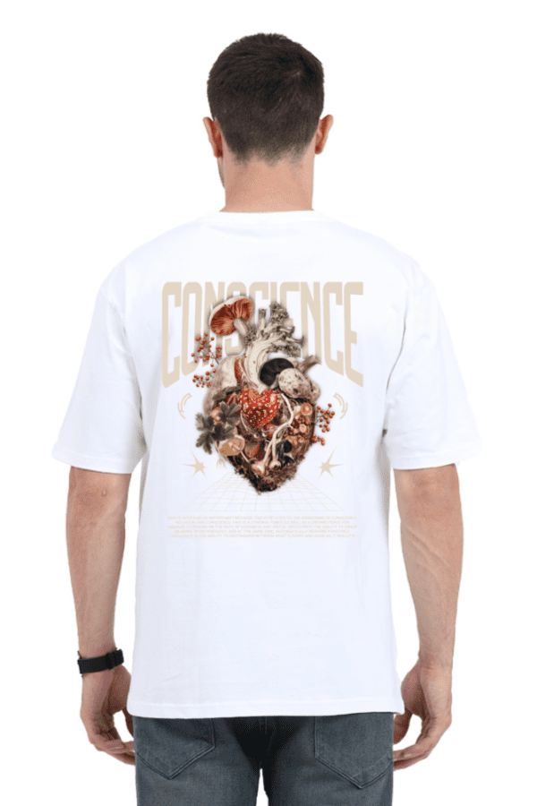 Conscience Heart Oversized Unisex T-Shirt – Bold & Premium Streetwear - Image 7
