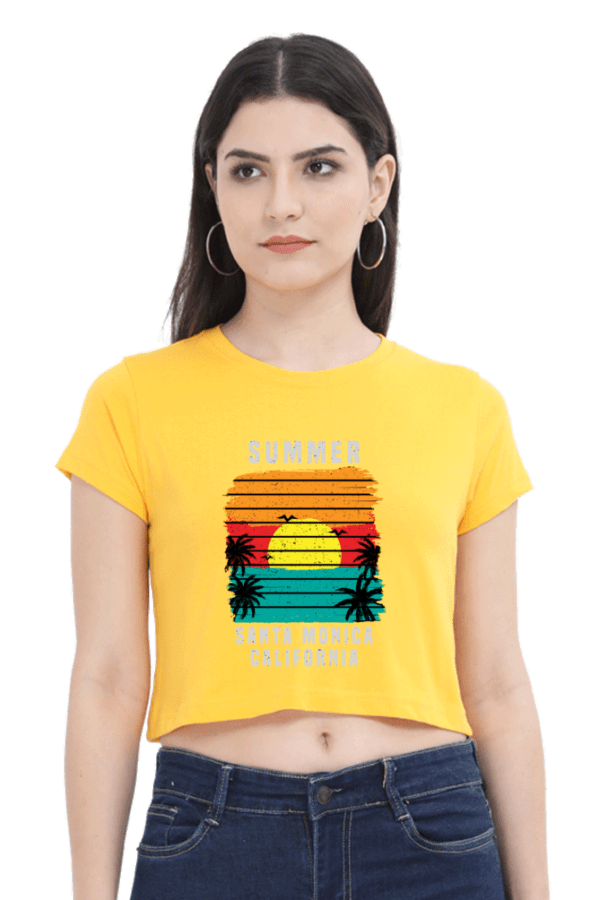 Summer Crop Top – Breathable Cotton Comfort for Effortless Style Aura - Image 4