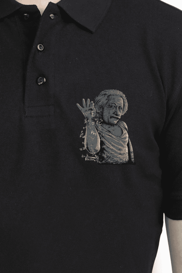 Einstein Embroidered Polo – Smart Style Meets Timeless Elegance - Image 19