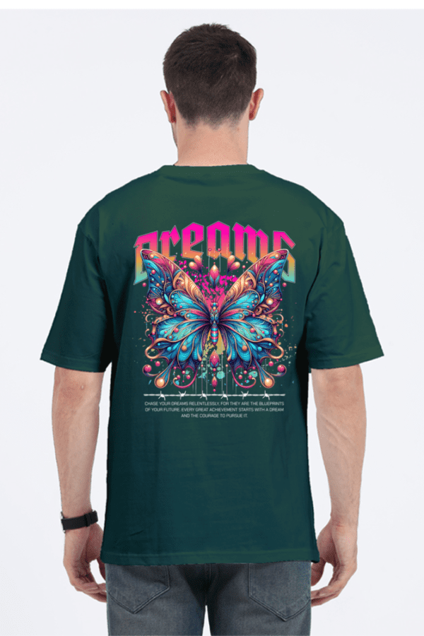 Chrome Butterfly Oversized T-Shirt – A Fusion of Elegance & Streetwear - Image 11