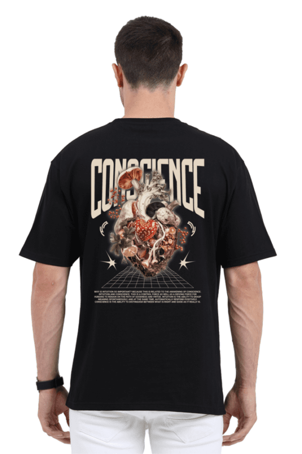 Conscience Heart Oversized Unisex T-Shirt – Bold & Premium Streetwear - Image 6