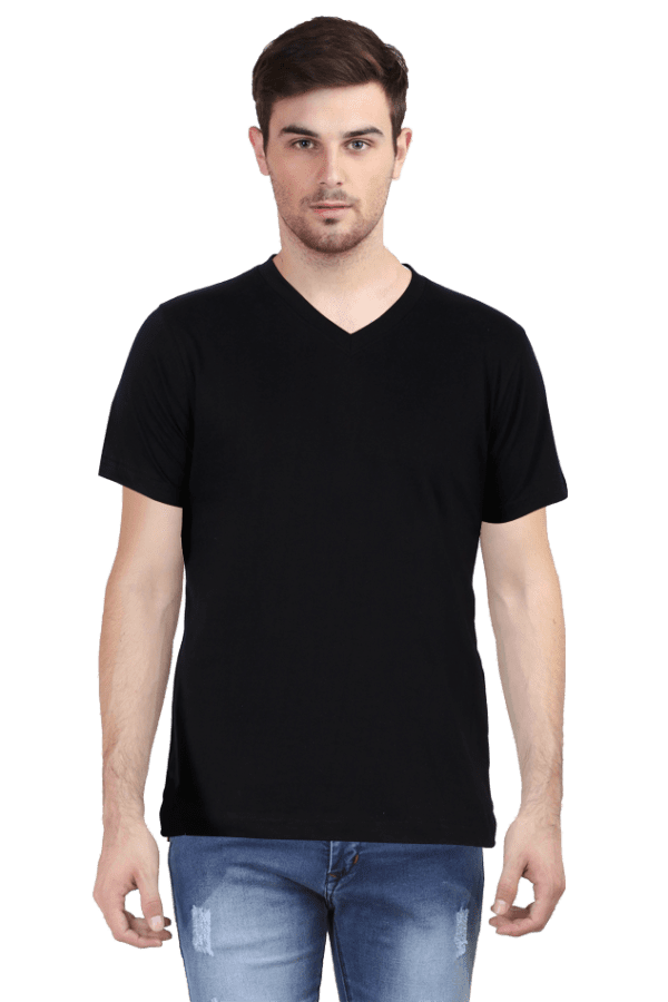Unisex V-Neck Plain T-Shirt – Timeless, Classy & Ultra-Comfortable - Image 5