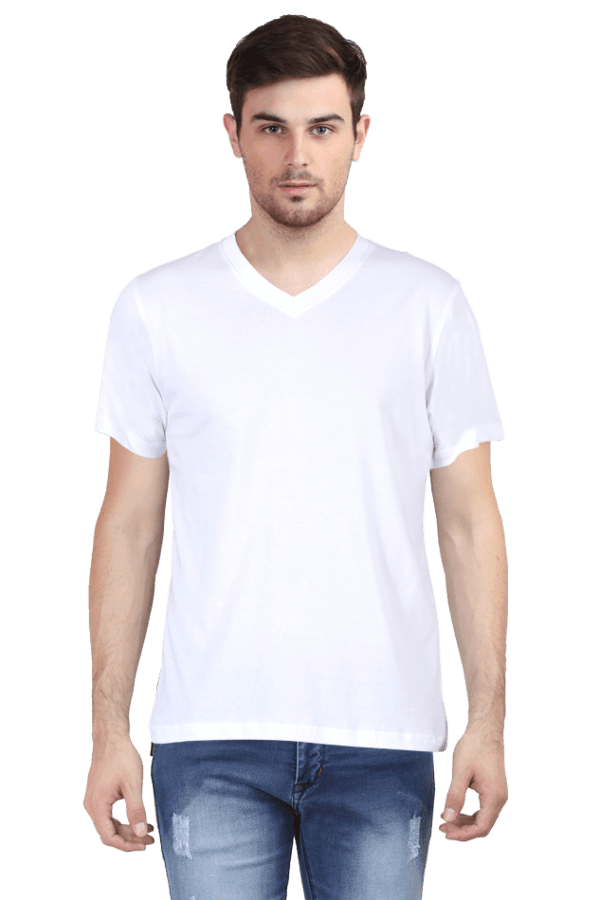 Unisex V-Neck Plain T-Shirt – Timeless, Classy & Ultra-Comfortable - Image 6