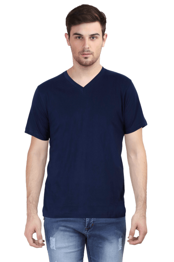 Unisex V-Neck Plain T-Shirt – Timeless, Classy & Ultra-Comfortable - Image 4