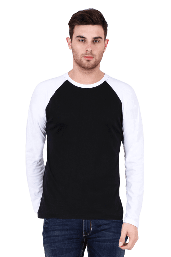 Raglan T-Shirt – Classic Plain Design | Premium Cotton | Stylish & Comfortable