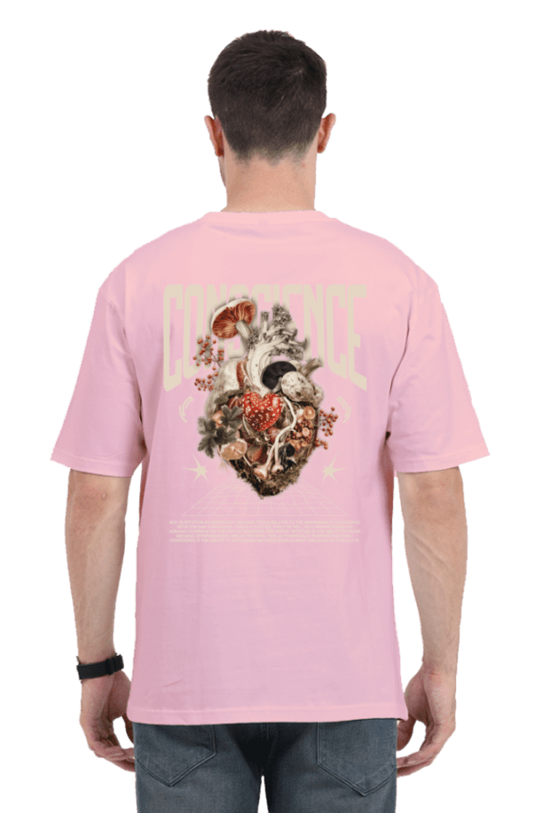 Conscience Heart Oversized Unisex T-Shirt – Bold & Premium Streetwear - Image 3