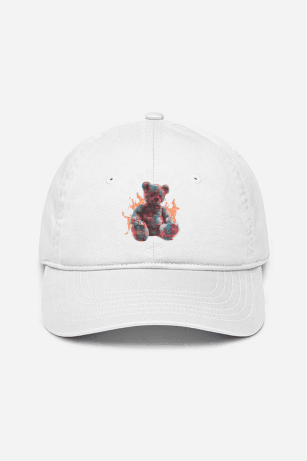 Glitch Reality – Techno Teddy Printed Cap - Image 7