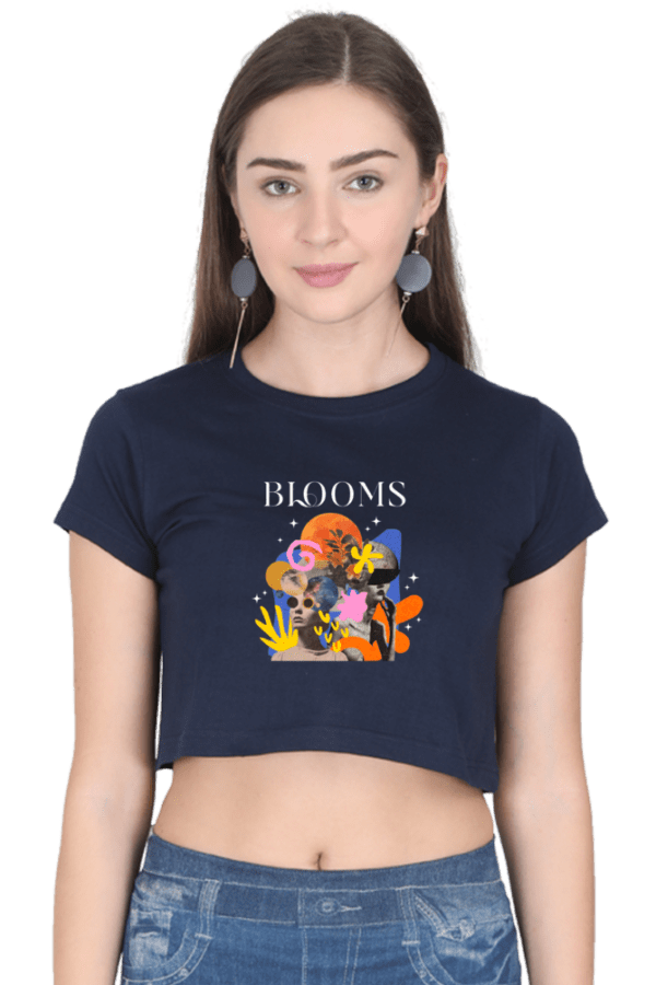 Aura "Bloom with Grace" Crop Top – Fresh, Feminine, and Fearless - Image 8