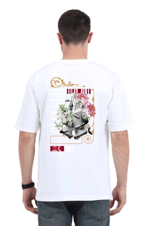 "Blessed Harmony" Oversized T-Shirt – Elevate Your Style with Grace - Image 9