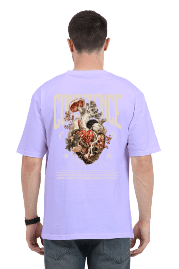 Conscience Heart Oversized Unisex T-Shirt – Bold & Premium Streetwear - Image 2