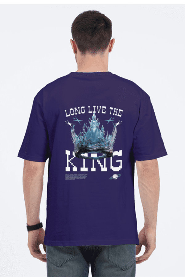 Long Live the King Unisex Oversized Classic T-Shirt – Royalty Meets Streetwear - Image 8