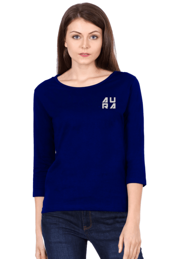 AURA EMBROIDERED LONG SLEEVE – MINIMAL, BOLD, UNMATCHED - Image 2
