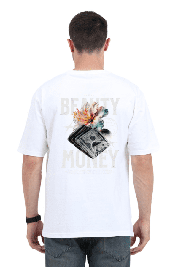 The Beauty of Money Unisex Oversized Classic T-Shirt – Luxury Meets Streetwear - Image 15