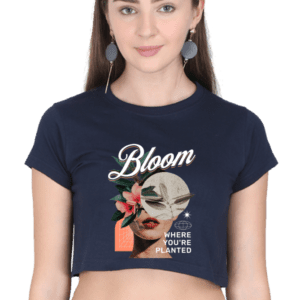 "Bloom Radiance" Crop Top – Flourish with Confidence
