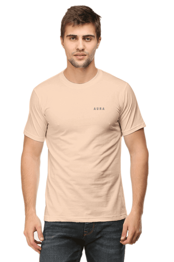 AURA Unisex Classic Crew T-Shirt – Timeless Elegance with a Classy Touch - Image 4