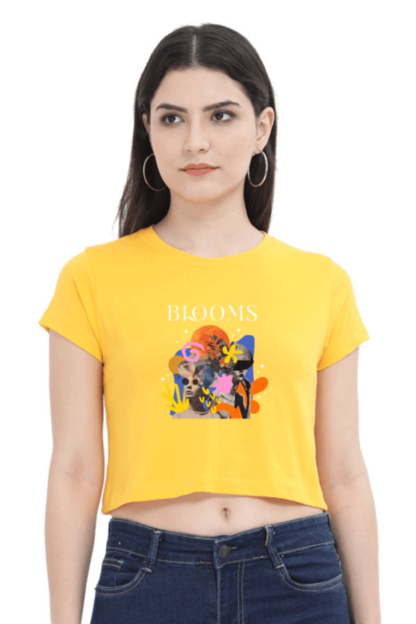 Aura "Bloom with Grace" Crop Top – Fresh, Feminine, and Fearless - Image 4