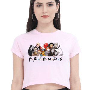 "Friends & Fools" Joker-Inspired Crop Top – Bold, Playful, Unforgettable