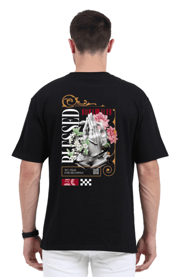 "Blessed Harmony" Oversized T-Shirt – Elevate Your Style with Grace - Image 14
