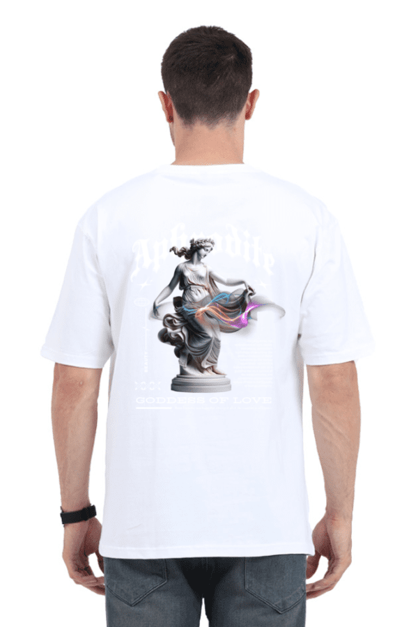 Believe in Heaven Unisex Oversized T-Shirt – Goddess of Love Edition - Image 7
