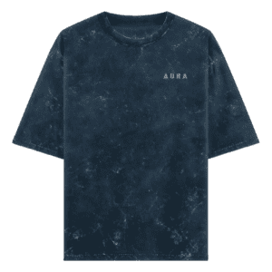Aura Acid-Washed Oversized Unisex T-Shirt – Timeless, Minimal & Premium
