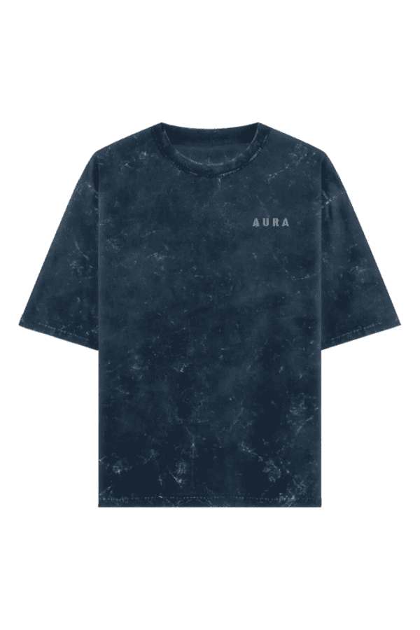 Aura Acid-Washed Oversized Unisex T-Shirt – Timeless, Minimal & Premium