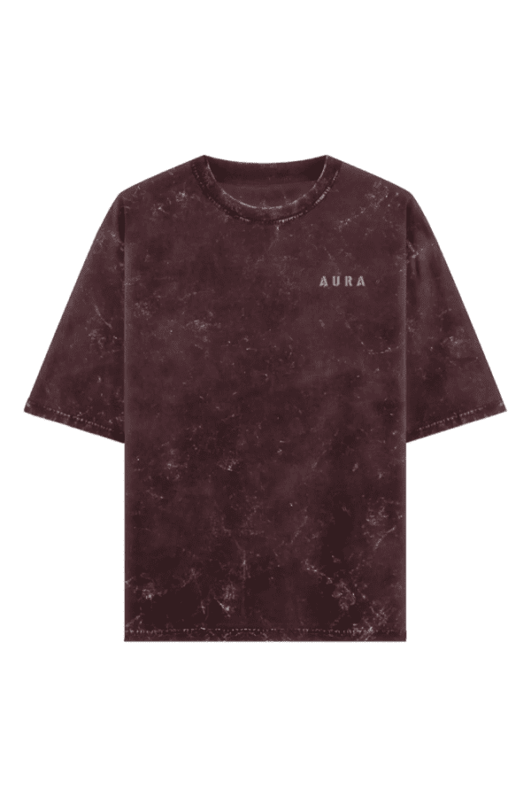 Aura Acid-Washed Oversized Unisex T-Shirt – Timeless, Minimal & Premium - Image 3