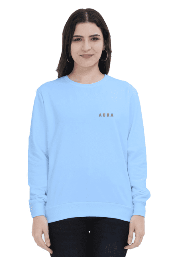 AURA Embroidered Sweatshirt – Where Comfort Meets Class - Image 2