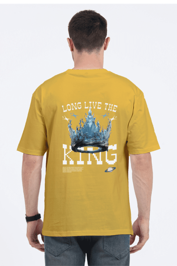 Long Live the King Unisex Oversized Classic T-Shirt – Royalty Meets Streetwear - Image 4