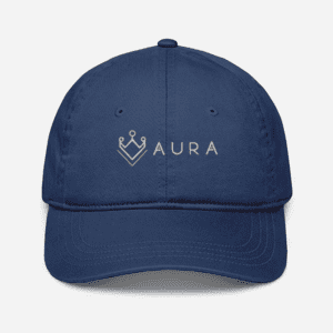 Elevate Your Vibe – The AURA Signature Embroidered Cap