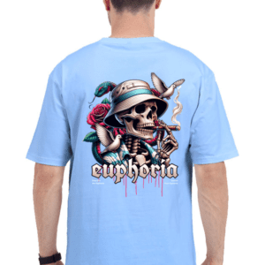 Never Say Die Oversized T-Shirt – Embrace the Euphoria of Fearless Living