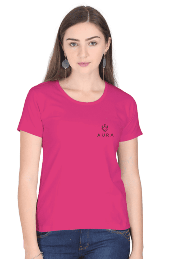 AURA EMBROIDERED LOGO TEE – WHERE MINIMALISM MEETS LUXURY - Image 5