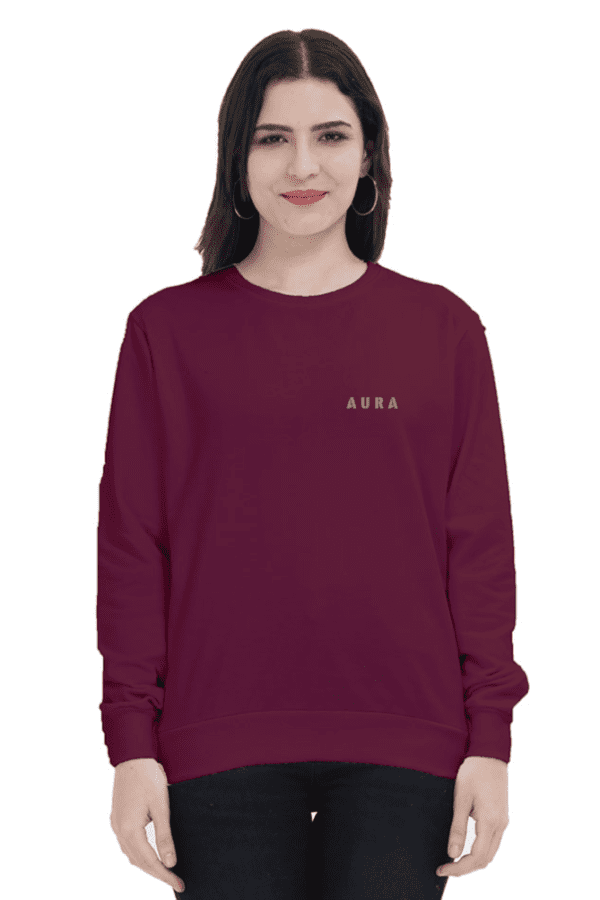 AURA Embroidered Sweatshirt – Where Comfort Meets Class - Image 16