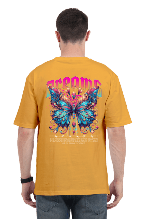 Chrome Butterfly Oversized T-Shirt – A Fusion of Elegance & Streetwear - Image 6