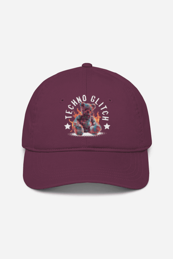 Glitch Reality – Techno Teddy Printed Cap - Image 2