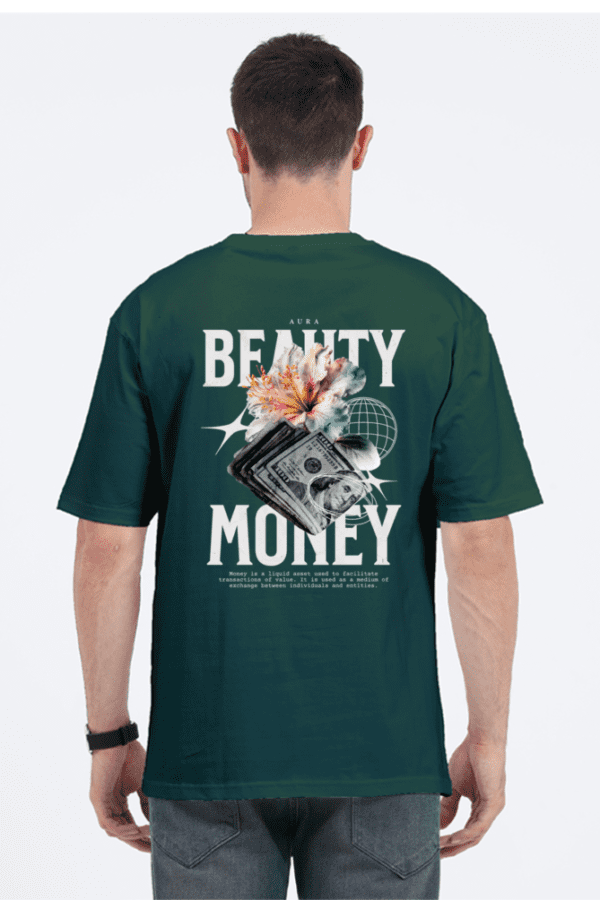 The Beauty of Money Unisex Oversized Classic T-Shirt – Luxury Meets Streetwear - Image 11