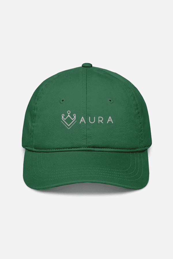Elevate Your Vibe – The AURA Signature Embroidered Cap - Image 4