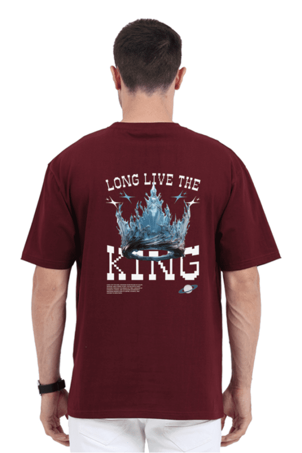 Long Live the King Unisex Oversized Classic T-Shirt – Royalty Meets Streetwear - Image 9