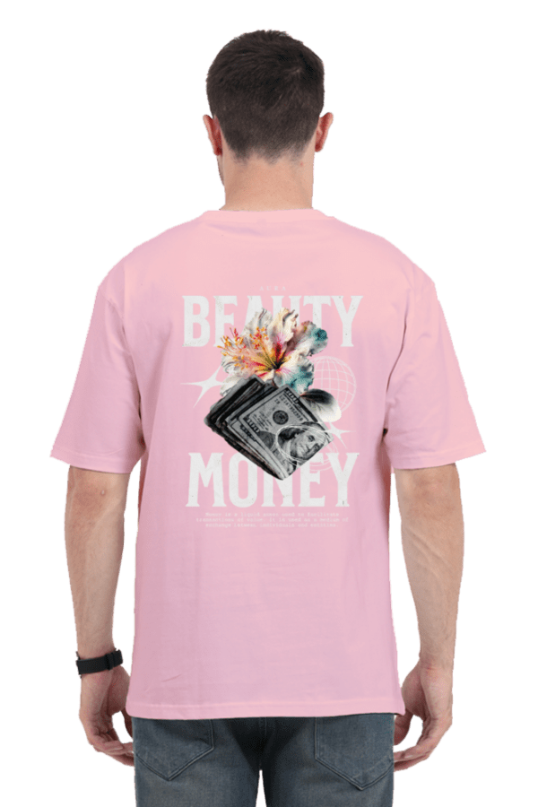 The Beauty of Money Unisex Oversized Classic T-Shirt – Luxury Meets Streetwear - Image 2