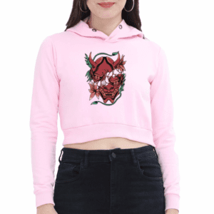 HELLFIRE CROPPED HOODIE – UNLEASH YOUR INNER REBEL