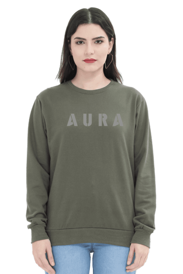 AURA Puff Grey Sweatshirt – Bold, Classy & Timeless - Image 7
