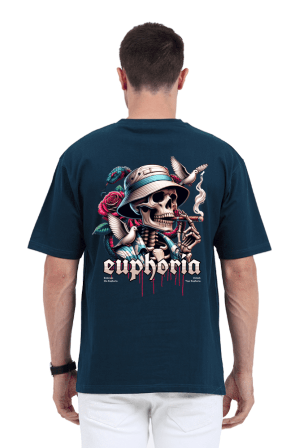 Never Say Die Oversized T-Shirt – Embrace the Euphoria of Fearless Living - Image 6