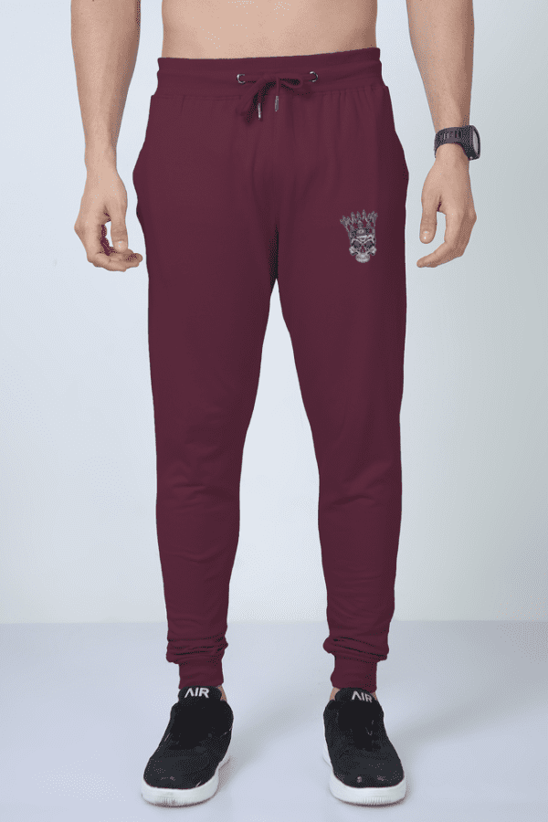 Royal Reckoning Joggers – Skeleton Crown Edition - Image 3