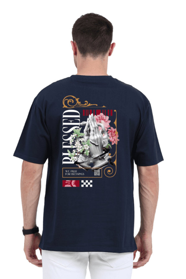 "Blessed Harmony" Oversized T-Shirt – Elevate Your Style with Grace - Image 8